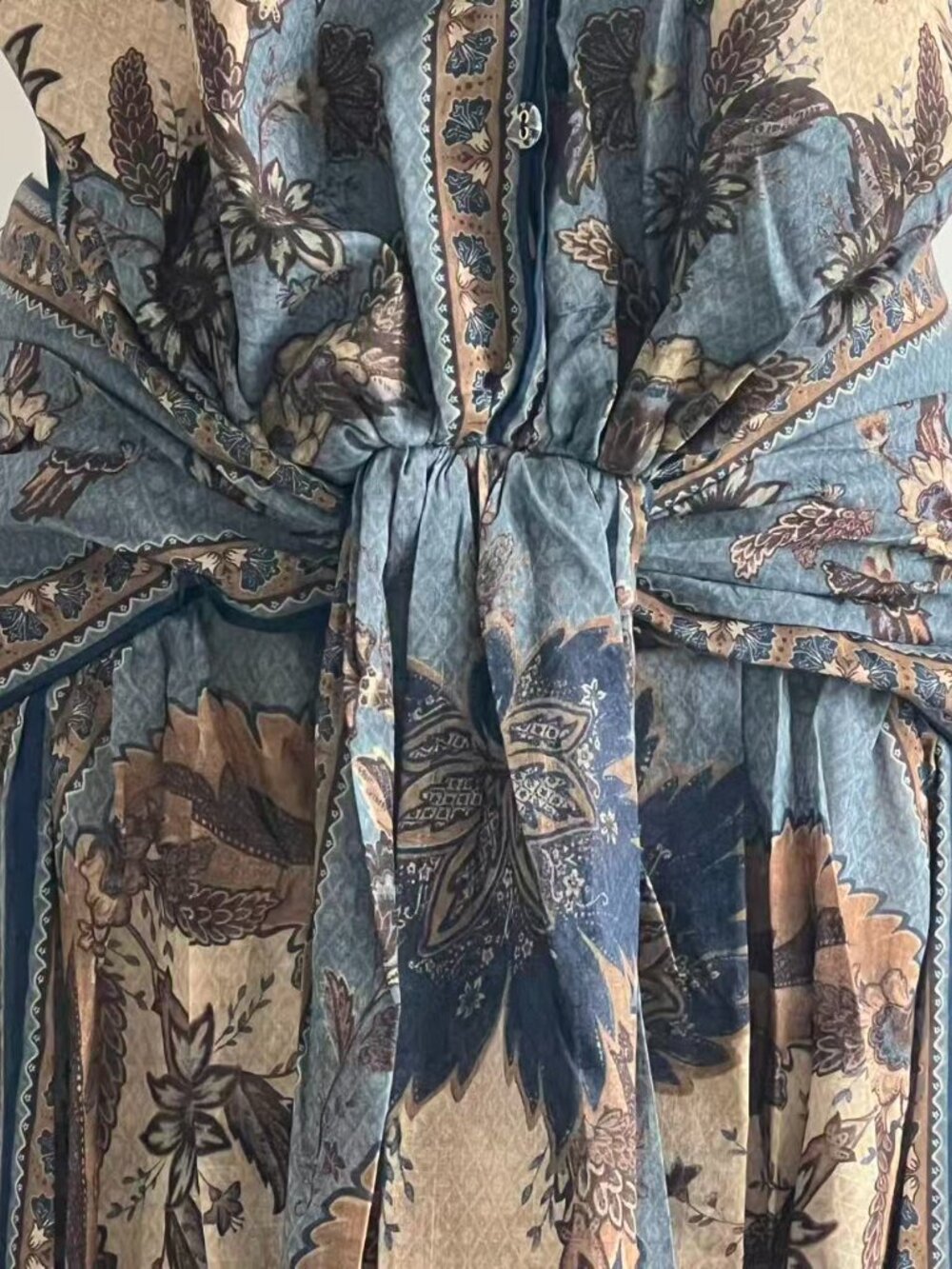 Zimmermann Ascension Plunge Halter Maxi in Blue - Picture 8 of 16